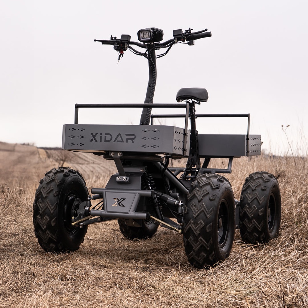XiDAR Spyder X2 electric quad in a field